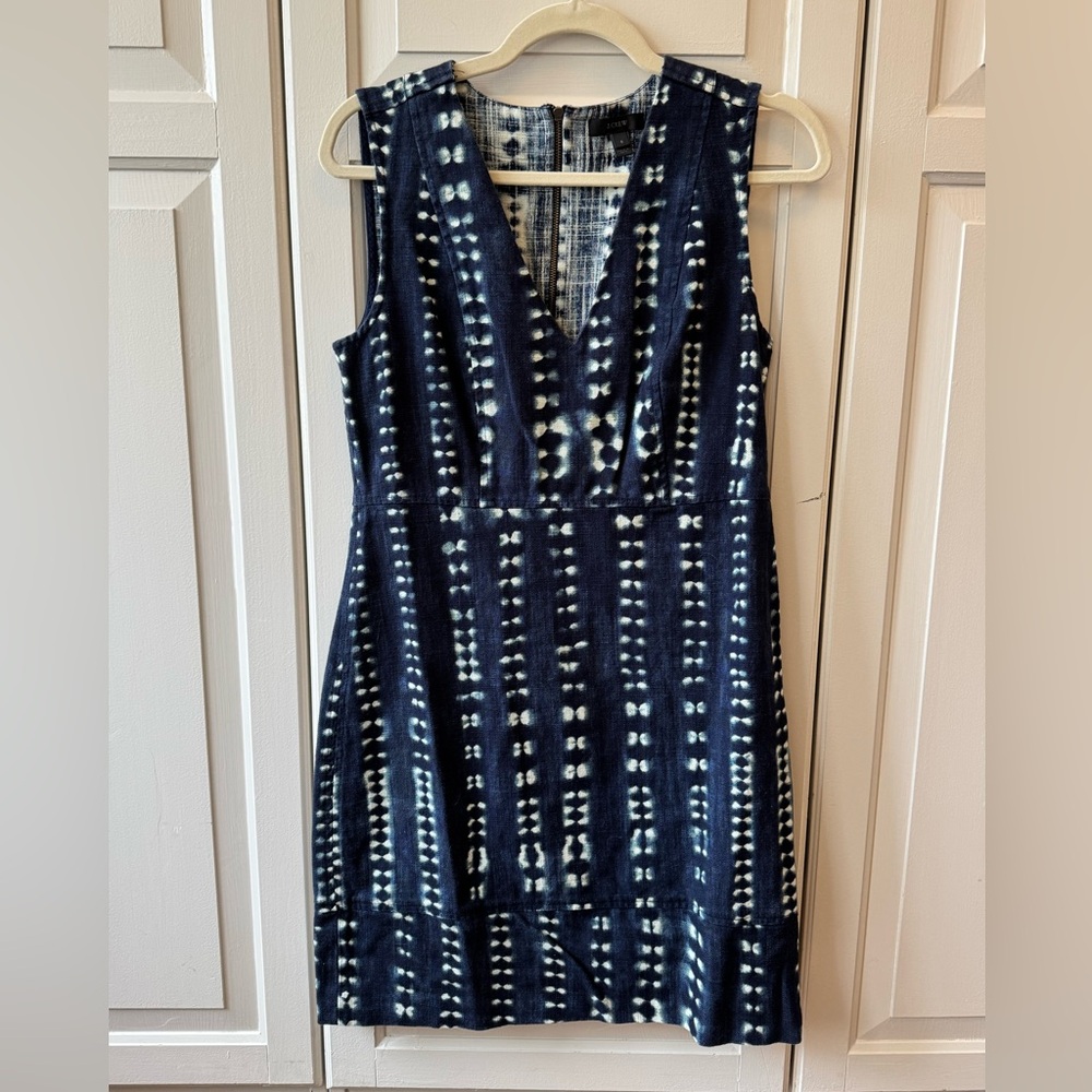 Navy and White boho dress